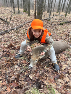 Alex Rankin 9 years old, first gun season, first buck!